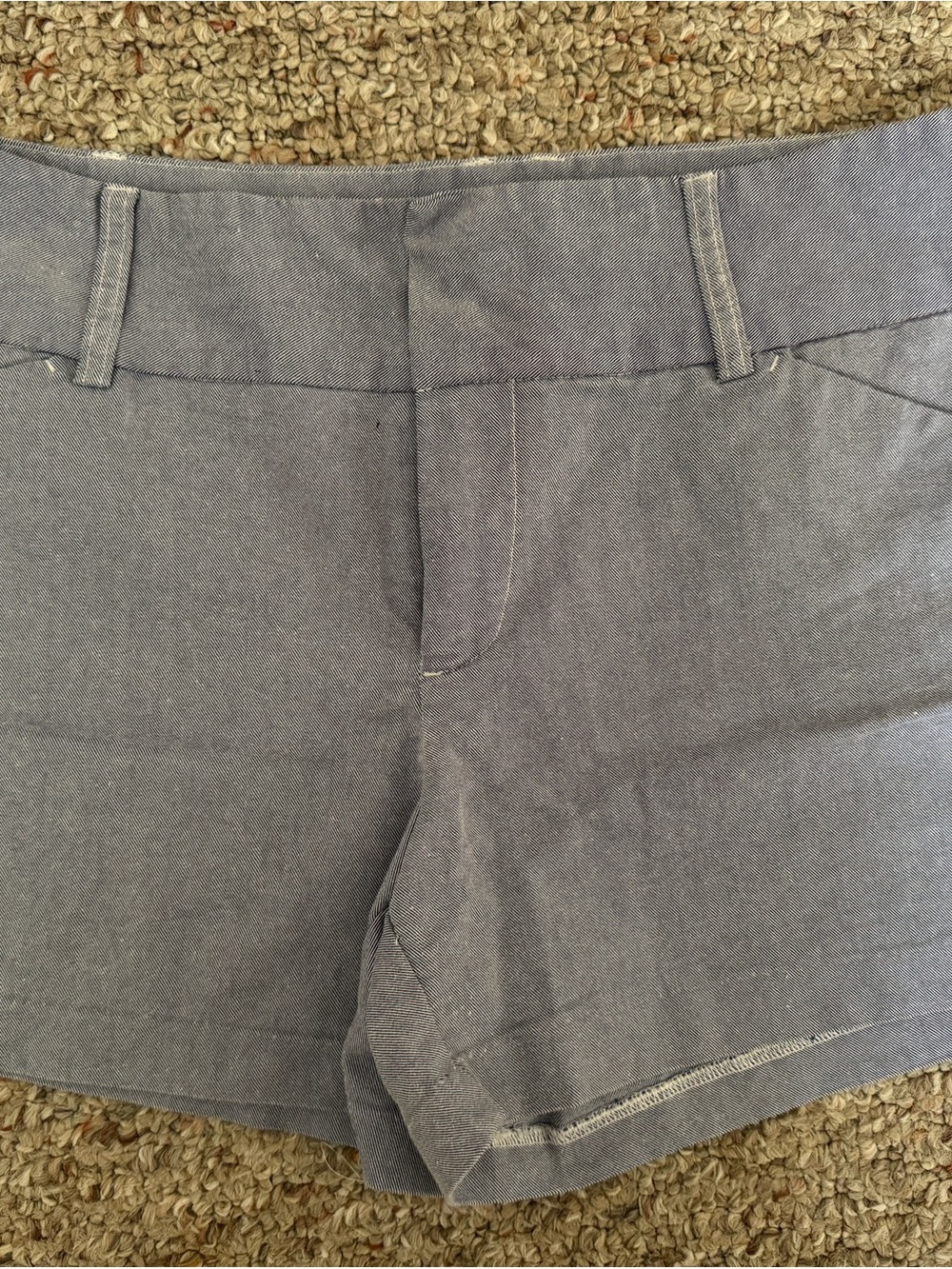 Daisy Fuentes Light Blue Chambray Women's Shorts